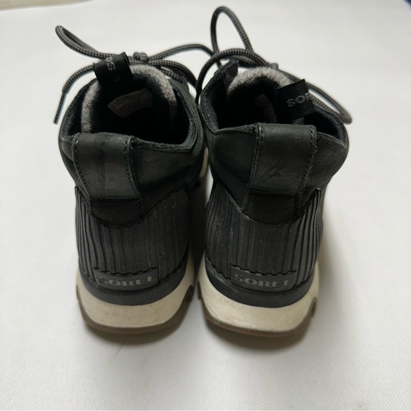 Columbia Sorel Kinetic Caribou Winter Bootie Black 8 - Picture 5 of 9